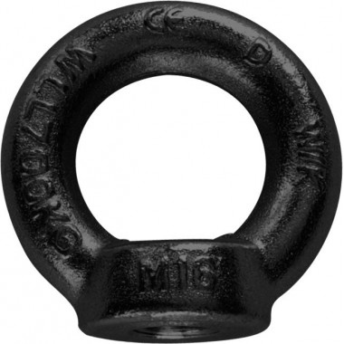 RIGGATEC RING NUT DIN 582 M8 BLACK