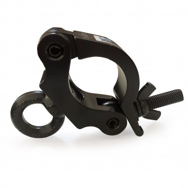 RIGGATEC-BLACK HALF-CLAMP + EYEBOLT 170KG