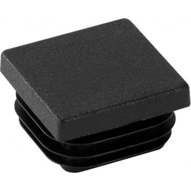 BLACK RIGGATEC PLUG FOR 30X30MM SQUARE TUBE