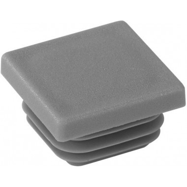 TAPÓN RIGGATEC GRIS TUBO CUADRADO DE 30X30MM