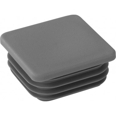 GREY RIGGATEC PLUG FOR 60X60MM SQUARE TUBE