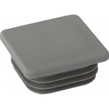 TAPÓN RIGGATEC GRIS TUBO CUADRADO DE 60X60MM