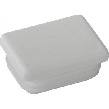 RIGGATEC WHITE PLUG 40X30MM RECTANGULAR TUBE