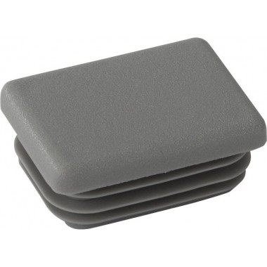 TAPÓN RIGGATEC GRIS TUBO RECTANGULAR DE 40X30MM