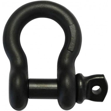 RIGGATEC SHACKLE, MATT BLACK, 2 T