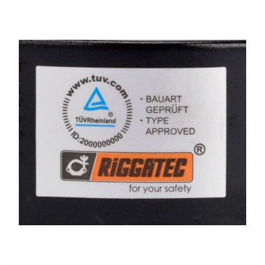 RIGGATEC HALFCOUPLER SLIM BLACK MAX. LOAD 100KG