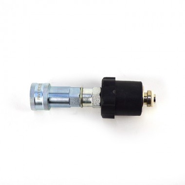 CO2 BOTTLE ADAPTOR WITH FAST COUPLING
