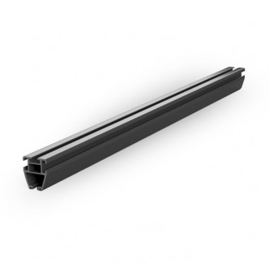 FLEXRAIL STRAIGHT PROFILE 4000MM BLACK