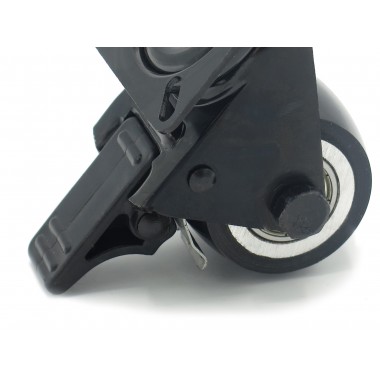 BLACK WHEEL SWIVEL HOUSING OF 50 MM