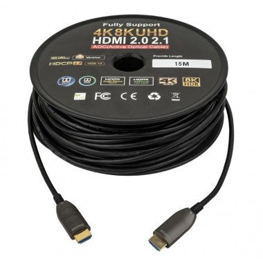 DAP CABLE DE FIBRA HDMI 2.0 AOC 4K 15M