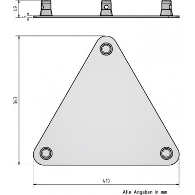 LITETRUSS H33D PLACA BASE