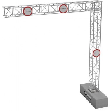 MOBILE TRAFFIC SIGN SYSTEM NAXPRO TRUSS ST54 - 5.5
