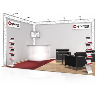 EXHIBITION STAND FD 22 - 3 X 4 X 2,5 M (LXBXH)