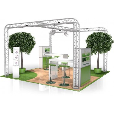 EXHIBITION STAND FD 23 - 4 X 4 X 2,5 M (LXWXH)