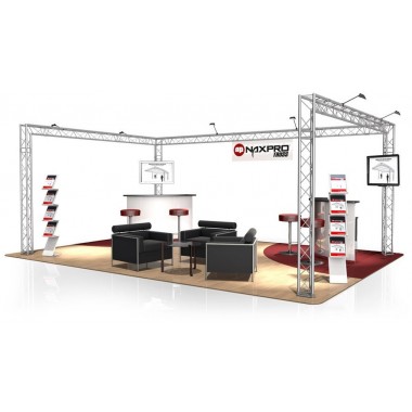 EXHIBITION STAND FD 23 - 6 X 4 X 2,5 M (LXWXH)