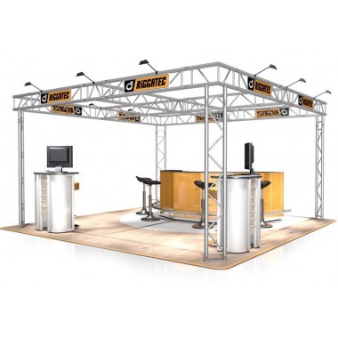 EXHIBITION STAND FD 32 - 4 X 4 X 2,5 M (LXWXH)