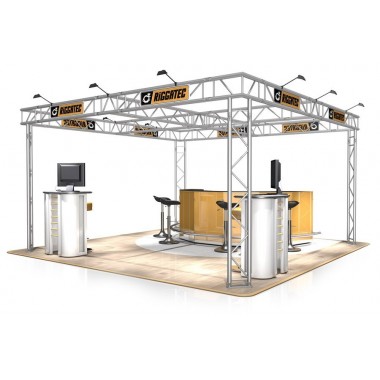 EXHIBITION STAND FD 32 - 4 X 4 X 2,5 M (LXWXH)