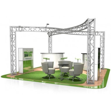 EXHIBITION STAND FD 33 - 6 X 6 X 2,5 M (LXWXH)
