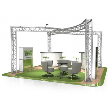 EXHIBITION STAND FD 33 - 6 X 6 X 2,5 M (LXWXH)