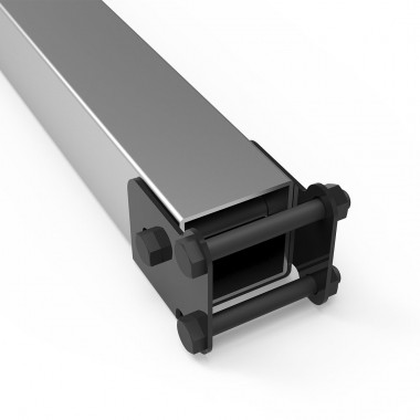 ADMIRAL PERFIL DE SOPORTE PARA CABLES L80 INCL. JUEGO DE HORQUILLAS