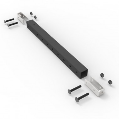 ADMIRAL KIT 1X PERFIL 50CM 2X PLACA TUERCA PARA SOPORTE SIMPLE FREEDOM