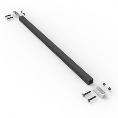 ADMIRAL KIT 1X PERFIL 100CM 2X PLACA TUERCA PARA SOPORTE SIMPLE FREEDOM