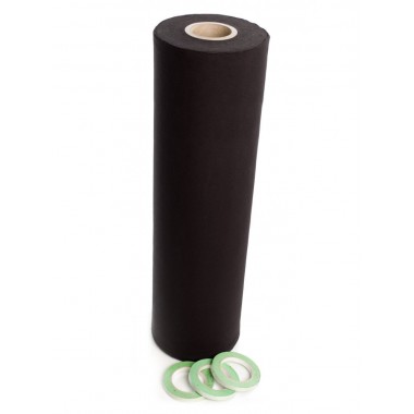 ADMIRAL FALDÓN MOLTON ECO 160G/M2 60M X 80CM NEGRO