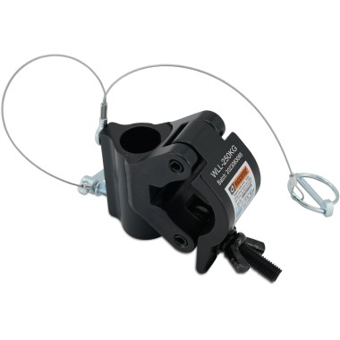 RIGGATEC SEMIABRAZADERA - STUDIO CLAMP NEGRO HASTA 250KG (48-51MM), PARA ESPIGA DE TV DE 28MM