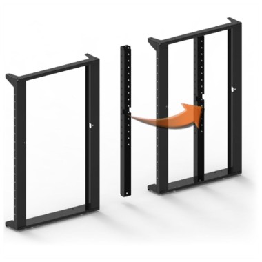ADMIRAL SOPORTE CENTRAL PARA H 110 CM, CON TORNILLOS INCLUIDOS, SET DE 2