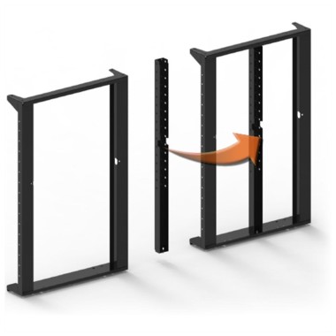 ADMIRAL SOPORTE CENTRAL PARA H 183 CM, CON TORNILLOS INCLUIDOS, SET DE 2
