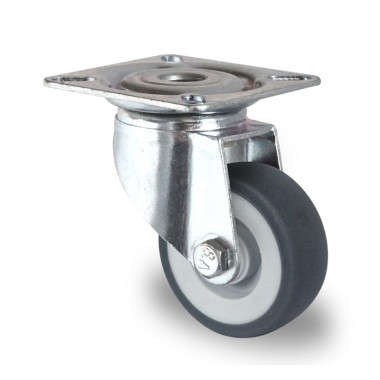 GREY INDUSTRIAL WHEEL OF 100MM WITH HOUSING  - 1