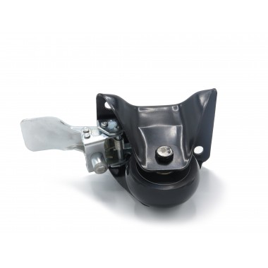 BLACK WHEEL FIXED HOUSING OF 80 MM  - 3