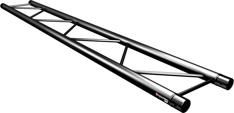 NAXPRO-TRUSS FD 22 - PIEZA RECTA DE 125 CM NEGRA