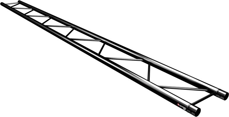 NAXPRO-TRUSS FD 22 - PIEZA RECTA DE 250 CM NEGRA