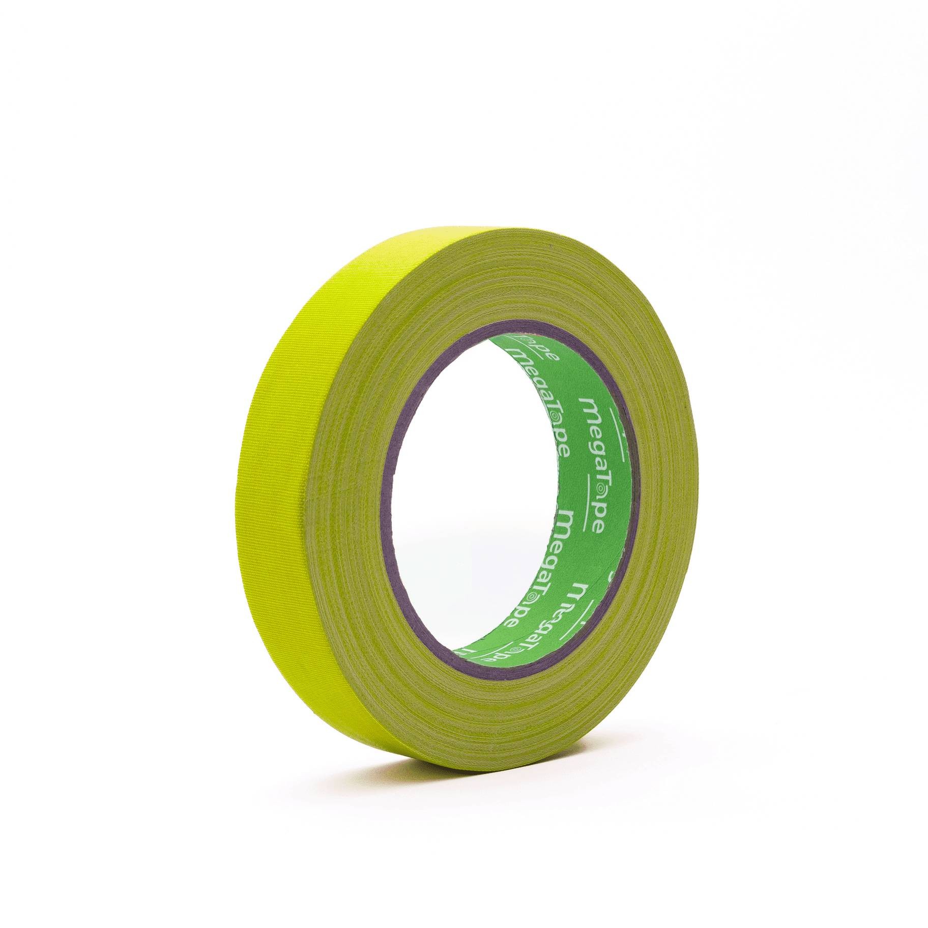 MEGATAPE UT120 CINTA GAFFA FLUO 25MM X 25MT AMARILLO